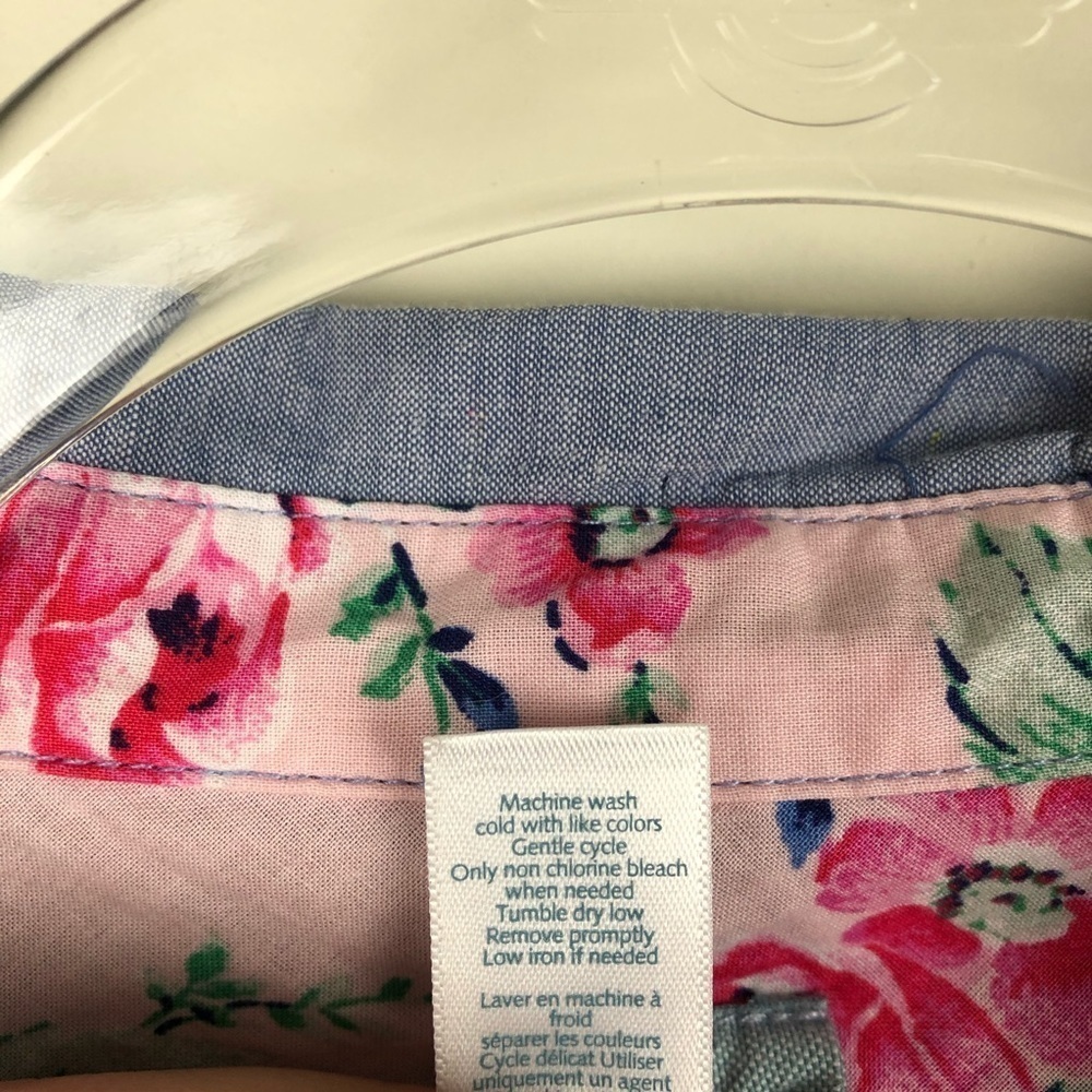 Jane & Bleecker Chambray Long Sleeve Button Up XS - Picture 6 of 7